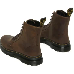 Dr. Martens - Combs Leather Crazy Horse - Freizeitstiefel Dark Brown Hot