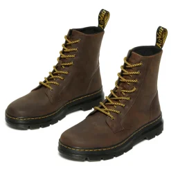 Dr. Martens - Combs Leather Crazy Horse - Freizeitstiefel Dark Brown Hot