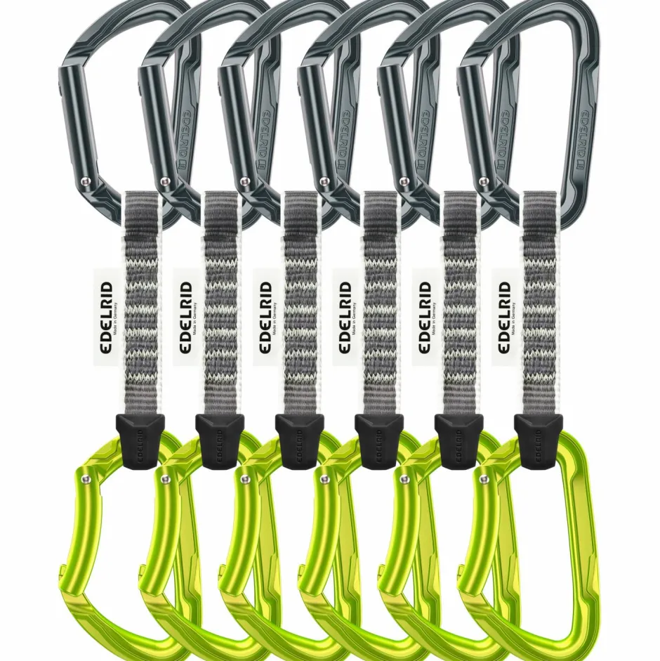 Best Edelrid - Pure Set Sixpack - Express-Set Slate / Oasis