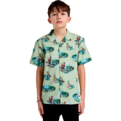 Clearance Element - SBXE Camp S/S Youth - Hemd Oyster Gray