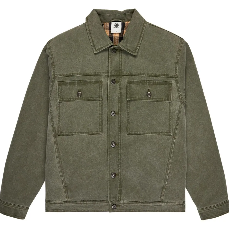 Element - Trucker Canvas - Freizeitjacke Forest Night Discount