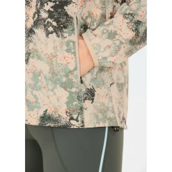 ENDURANCE - Women's Braylen AOP Jacket - Laufjacke Green Print