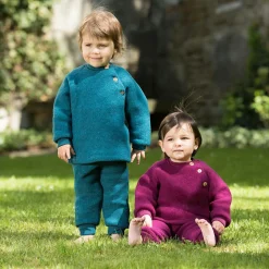 Best - Baby-Hose Lang mit Nabelbund - Fleecehose Kinder Alltagsbekleidung|Merinounterwäsche