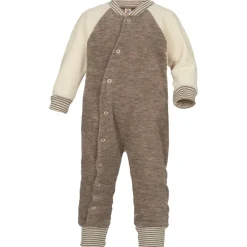 Engel - Baby-Schlafanzug Einteilig - Overall Walnuss Melange Clearance