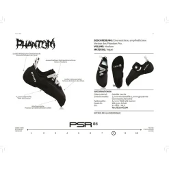 Clearance Evolv - Phantom - Kletterschuhe Black / White