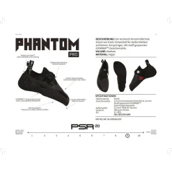 Evolv - Phantom Pro - Kletterschuhe Black / White Best