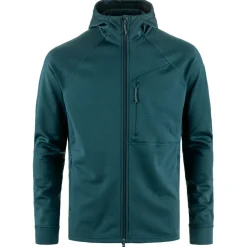 Discount Fju00e4llru00e4ven Fjällräven - Abisko Grid Fleece Hoodie - Fleecejacke