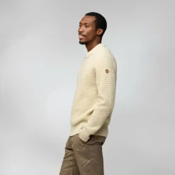 Best Fjällräven - Övik Waffle Knit - Wollpullover Alltagsbekleidung|Pullover & Hoodies