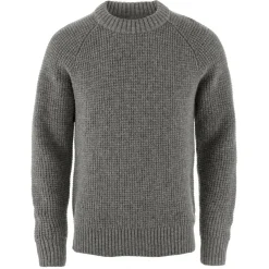 Best Fjällräven - Övik Waffle Knit - Wollpullover Alltagsbekleidung|Pullover & Hoodies
