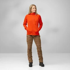 Fju00e4llru00e4ven Fjällräven - Women's Abisko Grid Fleece Hoodie - Fleecejacke Best
