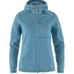 Clearance Fjällräven - Women's Keb Fleece Hoodie - Fleecejacke Trekkingbekleidung|Wanderbekleidung