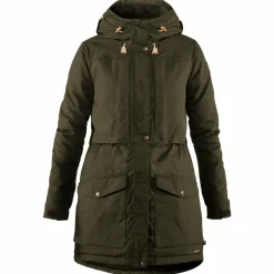 Best Fju00e4llru00e4ven Fjällräven - Women's Singi Wool Padded Parka - Mantel Deep Forest