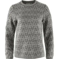 Fju00e4llru00e4ven Fjällräven - Women's Snow Round Neck Sweater - Wollpullover