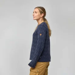 Fju00e4llru00e4ven Fjällräven - Women's Snow Round Neck Sweater - Wollpullover