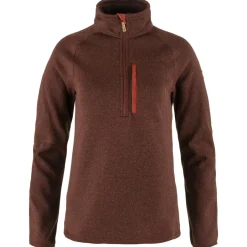 Hot Fjällräven - Women's Övik Fleece Half Zip - Fleecepullover Trekkingbekleidung|Wanderbekleidung