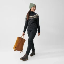 Sale Fju00e4llru00e4ven Fjällräven - Women's Övik Knit Roller Neck - Wollpullover