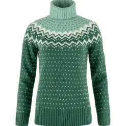 Sale Fju00e4llru00e4ven Fjällräven - Women's Övik Knit Roller Neck - Wollpullover