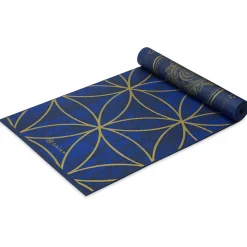 Clearance GAIAM - 6 mm Premium Metallic Yoga Mat - Yogamatte Bronze Medallion