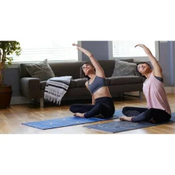 Clearance GAIAM - 6 mm Premium Metallic Yoga Mat - Yogamatte Bronze Medallion