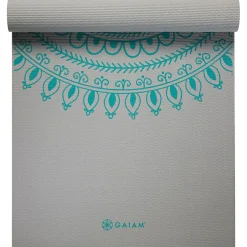 Best GAIAM - Yoga Mat 6 mm Premium Longer/Wider - Yogamatte Grey / Green