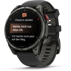 Garmin - Fenix 8 Pro 47 mm - Multifunktionsuhr Amoled Sapphire Black / Carbon Grey Titan Dlc Sale
