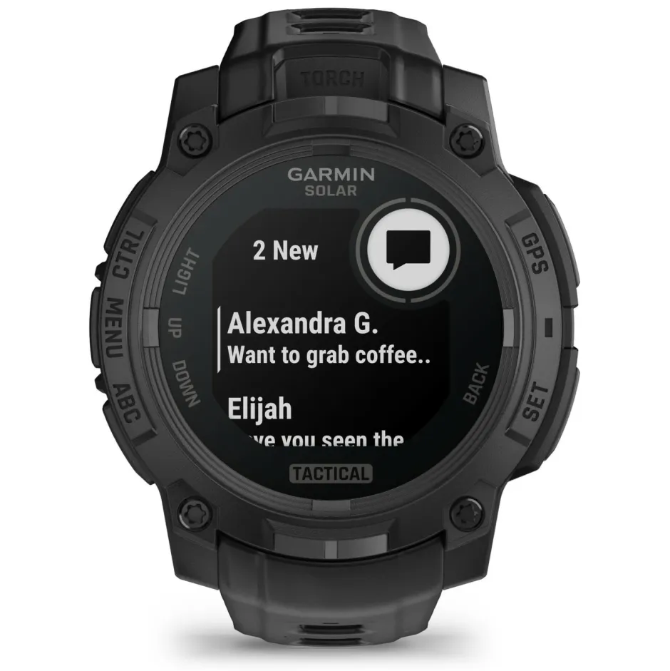 Clearance - Instinct 3 Solar Tactical Edition 45 mm - Multifunktionsuhr Pulsuhren|Laufausrüstung