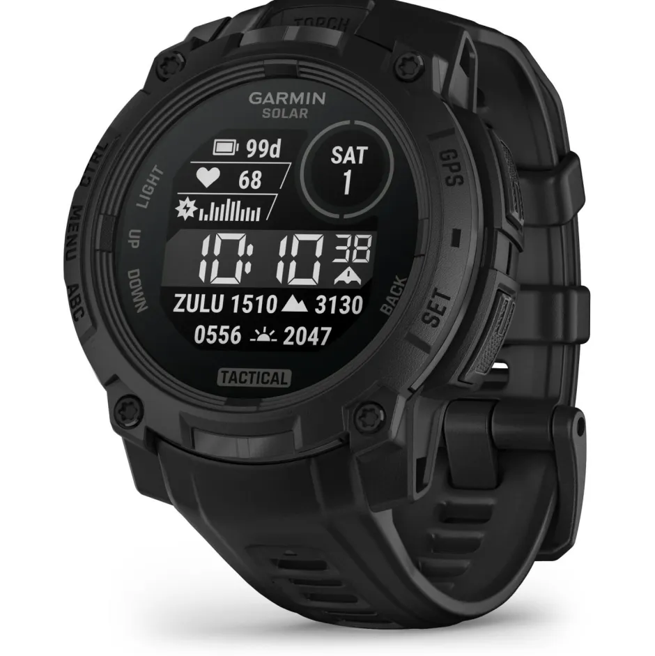 Clearance - Instinct 3 Solar Tactical Edition 45 mm - Multifunktionsuhr Pulsuhren|Laufausrüstung