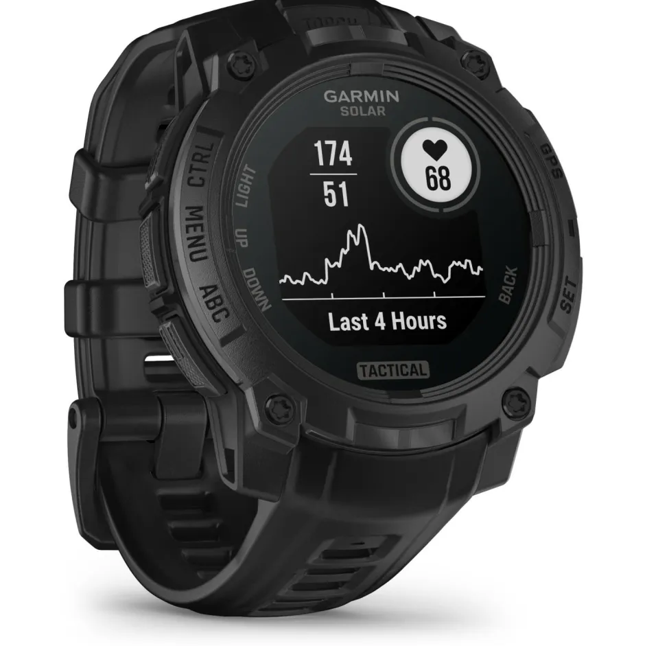 Clearance - Instinct 3 Solar Tactical Edition 45 mm - Multifunktionsuhr Pulsuhren|Laufausrüstung