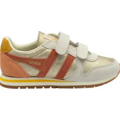 Discount Gola - Kid's Daytona Blaze Strap - Sneaker Gold / Orange Spice / Sun