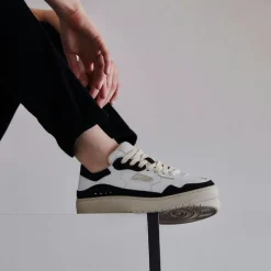 Grand Step Shoes - Level - Sneaker Black / White Best