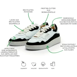 Grand Step Shoes - Level - Sneaker Black / White Best