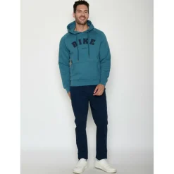 GreenBomb - Bike Travel Trek Hoodie - Hoodie Tidal Blue Outlet