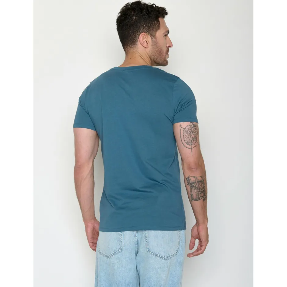 GreenBomb - Canoe Fjord Guide T-Shirt - T-Shirt Tidal Blue Discount