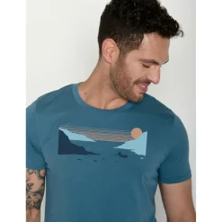 GreenBomb - Canoe Fjord Guide T-Shirt - T-Shirt Tidal Blue Discount