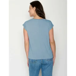 GreenBomb - Women's Bike Handdrawn Timid - T-Shirt Glacier Blue Best