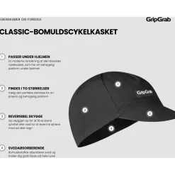 GripGrab - Classic Cotton Cycling Cap - Radmütze New