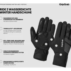 GripGrab - Ride 2 Waterproof Winter Gloves - Handschuhe Clearance
