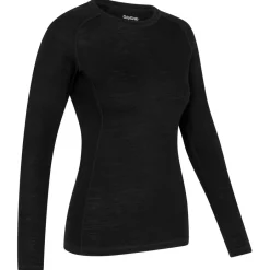 Hot GripGrab - Women's Merino Blend Thermal L/S Base Layer - Merinounterwäsche Black