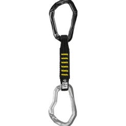 Grivel - Rock Safety Quickdraw Sport Stealth - Express-Set Black / Yellow / Silver Hot