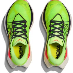 HOKA - Women's Rocket X Trail - Trailrunningschuhe Neon Yuzu / Neon Flame