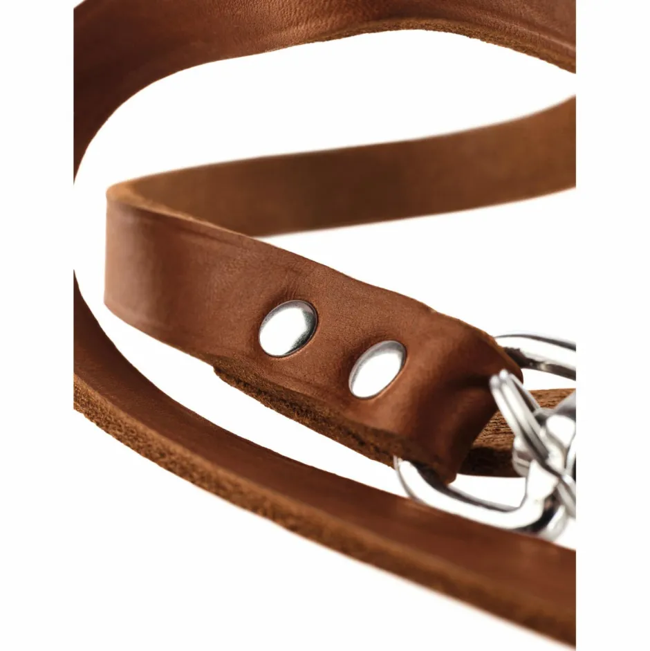 Discount Hunter - Verstellbare Führleine Leder - Hundeleine