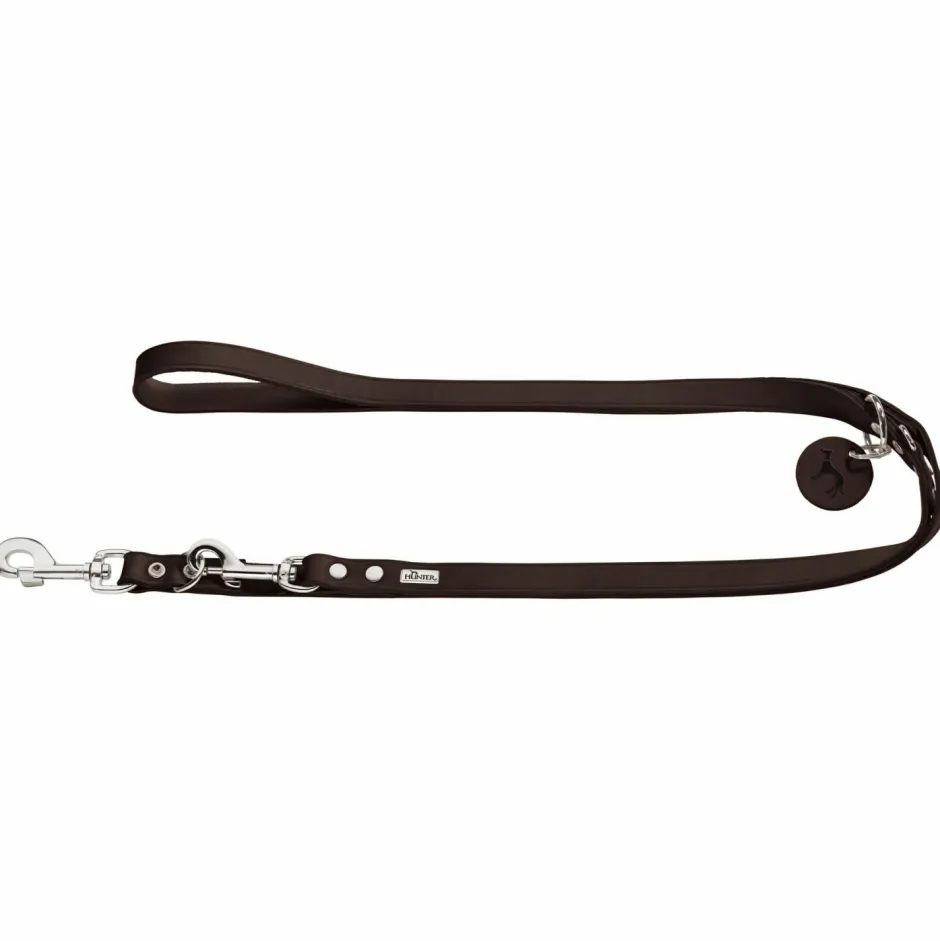 Discount Hunter - Verstellbare Führleine Leder - Hundeleine