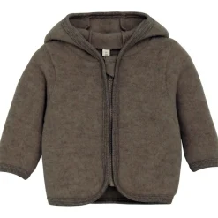 Huttelihut - Baby's Jacket Bear Ears Wool Fleece - Merinojacke Best
