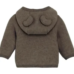 Huttelihut - Baby's Jacket Bear Ears Wool Fleece - Merinojacke Best