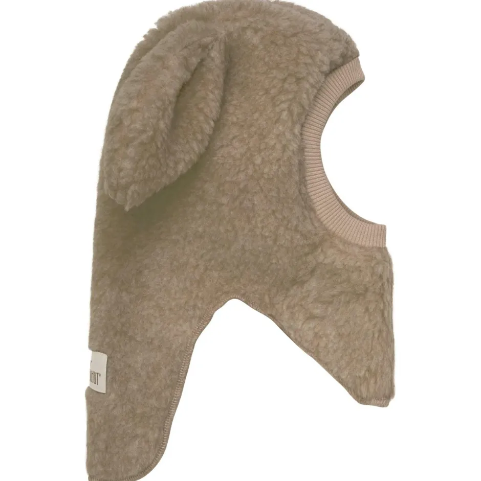 Outlet Huttelihut - Kid's Balaclava Rabbit Ears Wool Teddy - Sturmhaube