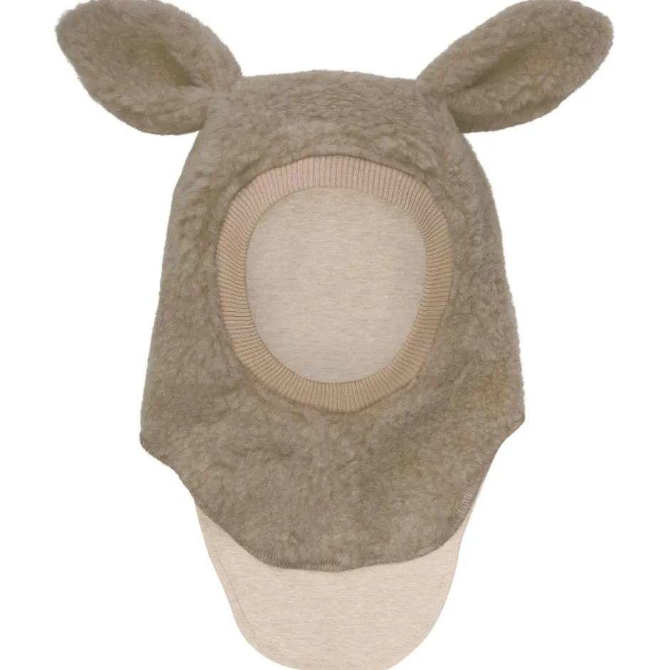 Outlet Huttelihut - Kid's Balaclava Rabbit Ears Wool Teddy - Sturmhaube