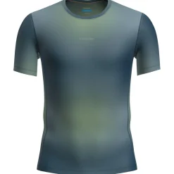 Best - Merino 75 Cool-Lite Feather S/S Crewe AOP - Funktionsshirt Trekkingbekleidung|Alltagsbekleidung