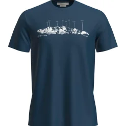 Hot - Merino 150 Tech Lite S/S Tee The Peaks - Merinoshirt Alltagsbekleidung|Wanderbekleidung