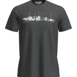 Hot - Merino 150 Tech Lite S/S Tee The Peaks - Merinoshirt Alltagsbekleidung|Wanderbekleidung