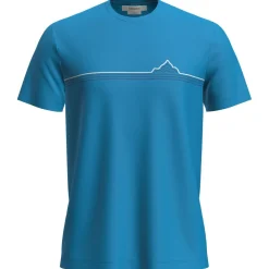 New Icebreaker - Merino 150 Tech Lite S/S Tee Range Stripes - Merinoshirt